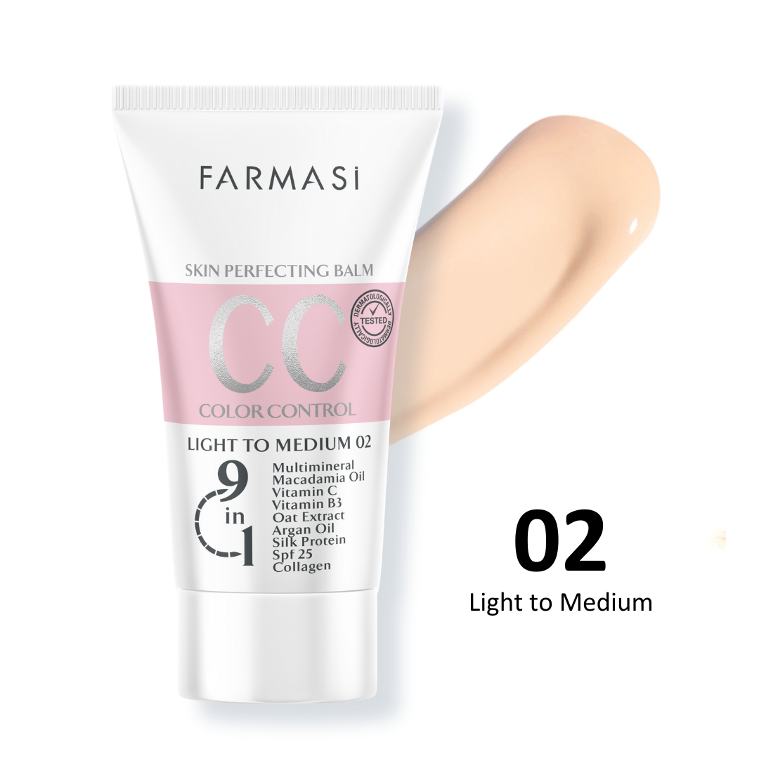 FARMASi CC Cream 50ML - 02 Light to Medium