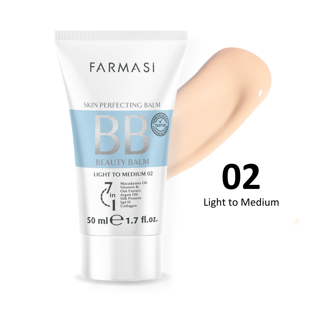 BB Cream 50ML - 02 Light to Medium